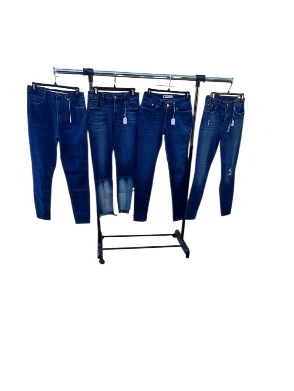 Mixed Denim Skinny Jeans Size 27,  Details Shown Below.